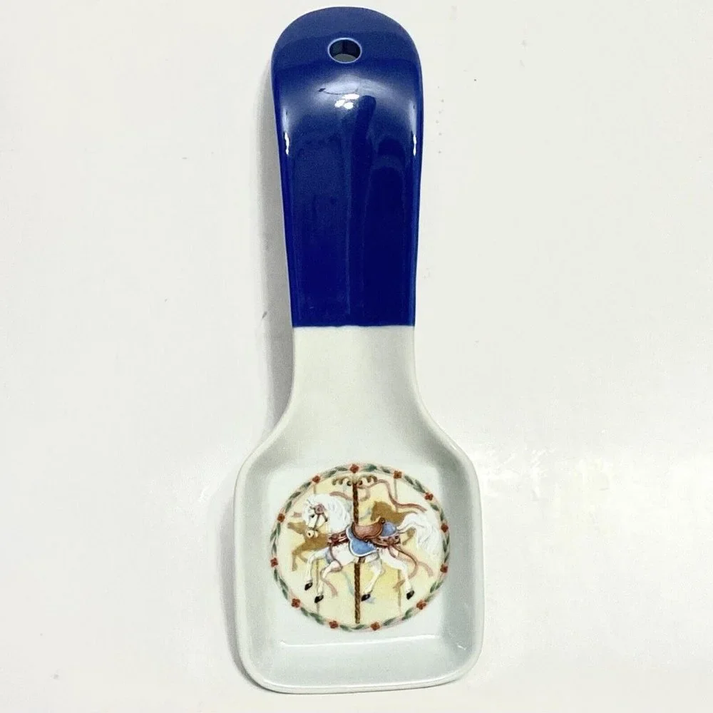 Otagiri ceramic Carousel Horse Spoon Rest 9